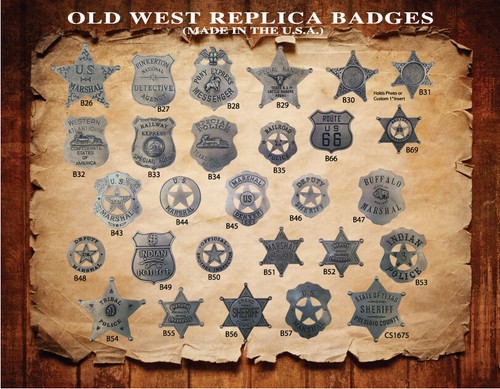 Distintivi western old - 20,