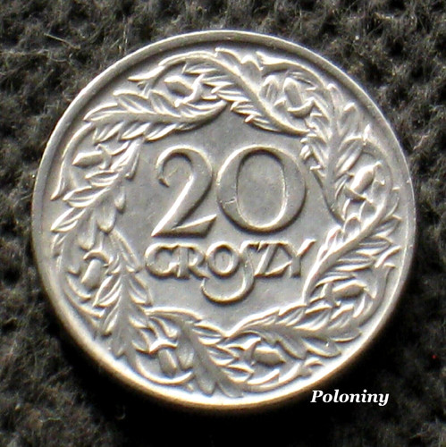 Vecchia moneta groszy 1923 - groszy,