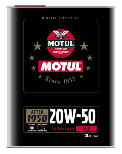 Olio motore 20w50 litri - 2,