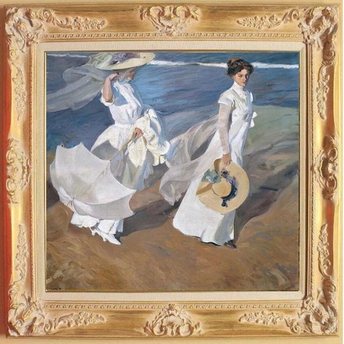 Antico dipinto olio fatto - , a