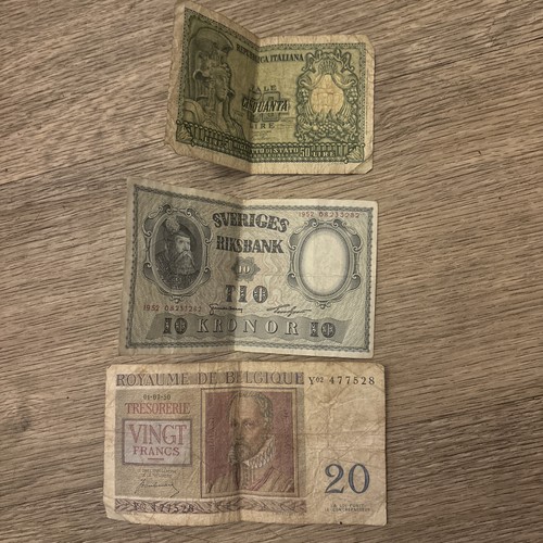 Banconote europee vintage - 3,